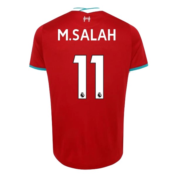 Camiseta Liverpool NO.11 M.Salah 1ª Kit 2020 2021 Rojo